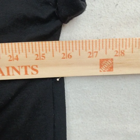 OnTwelfth Womens Short Sleeve Black Sequin Butterfly Top Boho Y2K Tee - 2X - Picture 7 of 11